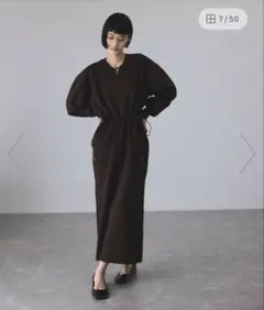 フォルムニットワンピース