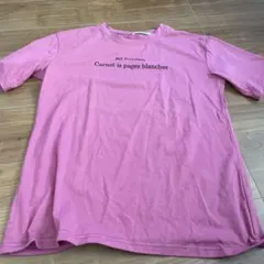 ピンク　Tシャツ　半袖　ロゴTシャツのサムネイル