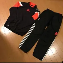 adidas 11pro ジャージ上下セット ブラック オレンジ