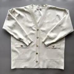 TORRAZZO DONNA カーディガン　白　金ボタン