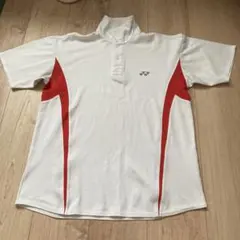 ヨネックス　yonex ポロシャツ　スポーツ　白　ホワイト　赤