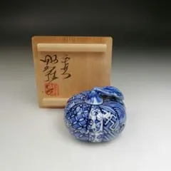 茶道具 九谷 須田菁華 染付 隅田川香合 青華 共箱 茶道 - メルカリ