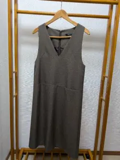 ROSSO ブラウン Vネック ノースリーブワンピース