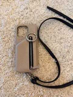 【美品】ajew iPhone14Pro ケース　beige