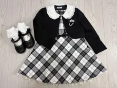 フォーマルドレスとカーディガンセット 120cm