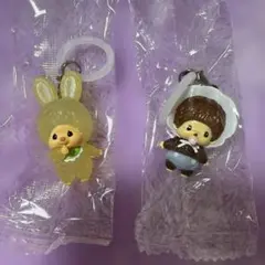 めじるしアクセサリー2 モンチッチ ベビチッチ、チムたん2個セット