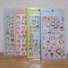 ちいかわ　ボンボンドロップ風　シール　4枚セット