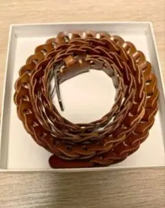 Llife LEATHER CHAIN BELT - メルカリ
