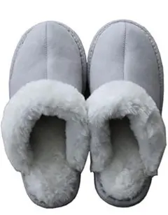 ムートンスリッパ 滑り止め 防水 ふわふわ 洗える 暖かい 25-25.5cm