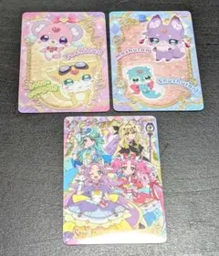 名探偵プリキュア　キラキラカードグミ　3枚セット　ホログラム