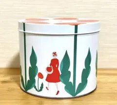 洋菓子のAUDREY 円型　空き缶