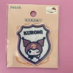 サンリオ　ワッペン　刺繍 アイロン　アップリケ　目印　クロミ