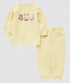 ユニクロ シルバニアファミリーキルティングパジャマ 120