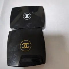 Chanel アイシャドウ 2個セット ゴールド パ➖プル