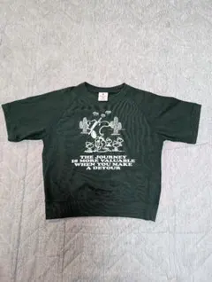 GU PEANUTS Tシャツ 130サイズ ダークグリーンのサムネイル