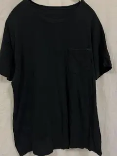黒 半袖 Tシャツ ポケット付き