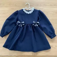 フォーマル ネイビー ワンピース サイズ110