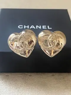 CHANEL シャネル ココマークハート イヤリング
