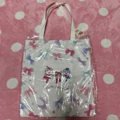 アンパンマンミュージアム限定　リボン柄　トートバッグ　ドキンちゃん　コキンちゃん