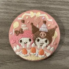 サンリオ　キャラクターズ　刺繍缶バッチ3　シークレット