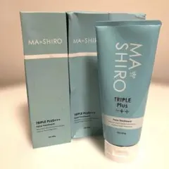 マシロトリプルプラス フェイストリートメント 200g 洗い流すパック2本