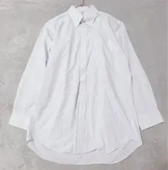 クレージュ メンズ ビジネスシャツ L 長袖 ストライプ 綿100% 形態安定のサムネイル