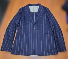 美品オールシーズン！【Brilla/ブリッラ】コットン3BJK/ネイビー42