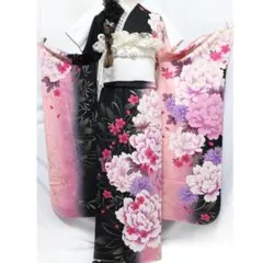 最終価格】美品 白系振袖7点セット166.5cm成人式ホワイト系成人式Nn42 
