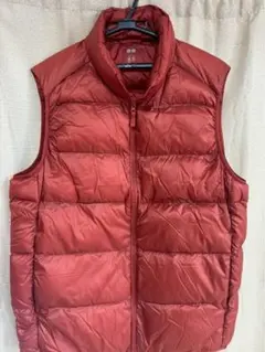 ユニクロ　ウルトラライトダウン　ベスト　オレンジ　XL