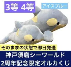 神戸須磨シーワールド シャチ オルカくじ 3等 4等 アイスブルー 2周年 限定のサムネイル