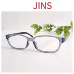 良品 JINS ジンズ 眼鏡 AirFrame メガネ ブルー グレー 軽量