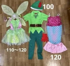 妖精 ピーターパン 人魚 コスプレ 衣装 セット ハロウィン