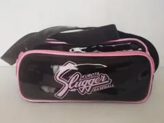 Kubota Slugger Enamel Shoulder Bag Black Pink [USED]