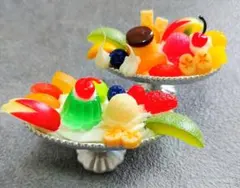 レトロ喫茶　プリンアラモード　カプセルトイ　ミニチュア　フィギュア　純喫茶のサムネイル