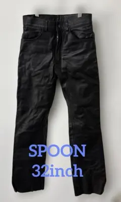 spoon バイク用レザーパンツ ブラック サイズ30 - メルカリ