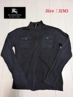 バーバリーブラックレーベル　セーター　ジッパーカーディガン 2025年最新】バーバリー ブラックレーベル カーディガンの人気