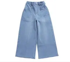 SISTER JENNI ストレッチデニム　ワイドパンツ 130 新品　ジェニ