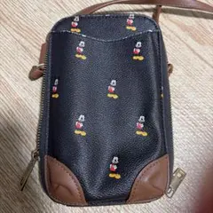 しまむら☆ミッキーマウス プリント ショルダーバッグ