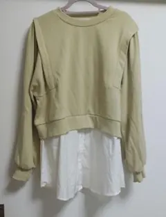 INGNI フェイクレイヤード 長袖カットソー トレーナー