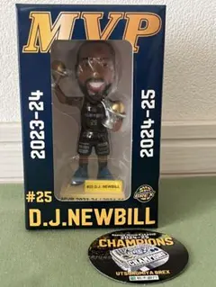 宇都宮ブレックス D.J.ニュービル MVP ボブルヘッド シール付 未開封のサムネイル