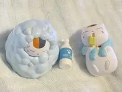 夏目友人帳　ニャンコ先生　ハッピーバスタイム　あわ　風呂アイス　ガシャポン