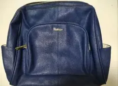 青いレディースバッグ(合皮革)【新品未使用】