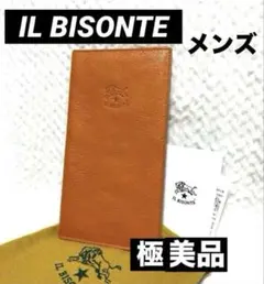 新同IL BISONTE イルビゾンテ レザー 長財布 ロングウォレット メンズ