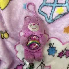ケアベア キーホルダー ピンク plaza ぬいぐるみキーホルダー