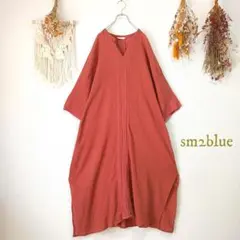 サマンサモスモスブルーsm2blueインドレースワンピース フリーサイズ