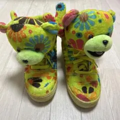 アディダスadidas ジェレミー・スコット　ハイカット スニーカー クマ