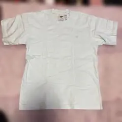 adidas 水色Tシャツ Sサイズ