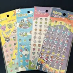 たまごっち　プチプチシール４枚セット　セリア