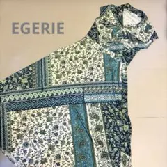 EGERIE スカーフプリント ペイズリー SAFARI型ワンピースのサムネイル