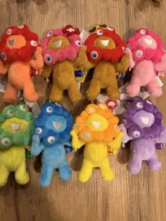 【新品タグ付】ミャクミャク ボールチェーンマスコット8体セット 推しカラー